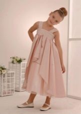 vestido de cintura alta para niñas de 3-5 años