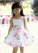 šaty s ramínky pro dívky 3-5 let