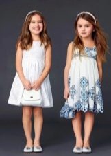 Jednoduché letní šaty pro dívku od 4 let