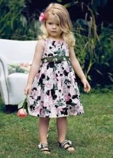 Ljetna haljina za djevojčice s cvjetnim printom