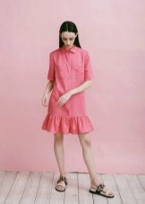 Vasarinė marškininė suknelė 12-14 metų mergaitei