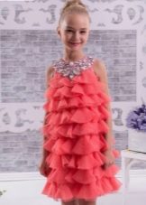 Elegantní koktejlové šaty pro dívky 8-9 let