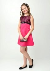 Koktejlové šaty pre dievča vo veku 11 rokov