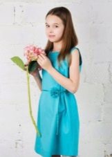 Ležerna kratka haljina za djevojčicu od 11 godina