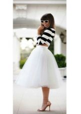 Skirt tutu putih