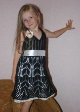 فستان كروشيه لفتاة عمرها 5 سنوات