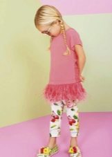 Letnia sukienka-tunika dla dziewczynki w wieku 5 lat