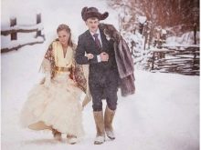 Zimní svatba v ruském stylu