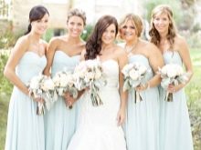 Light Blue Bridesmaid Dresses