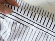 Сгъване на разрезите на ризата