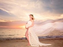 Virágos fejpánt terhes nők fotózásához
