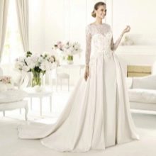 Vestit de núvia de la col·lecció 2014 d'Elie Saab amb puntes