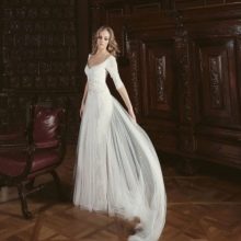 Wedding dress from Ange Etoiles with train