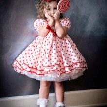 Pahuljasta haljina za djevojčice od 3-5 godina