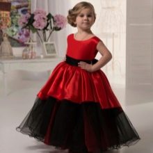 Elegantiška suknelė 4-5 metų mergaitei, pūkuojanti iki grindų