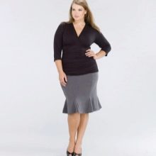 rok sukně pro obézní ženy