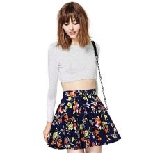 kratka suknja s cvjetnim printom