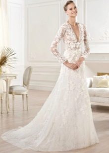 Long Sleeve Lace Wedding Dress