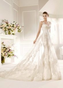 La Sposa Brautkleid aus transparenter Spitze