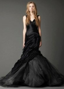 Czarna suknia ślubna Vera Wong