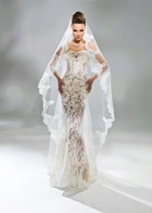 Mežģīņu kāzu kleita no Bogdan Anna