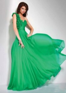 Zelené svadobné šaty