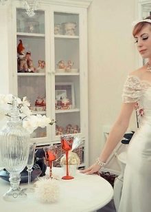 Brautkleid im Stil der französischen Provence