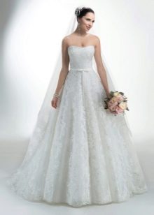 Full Lace Long Wedding Dress