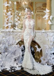Ażurowa suknia ślubna od YolanCris