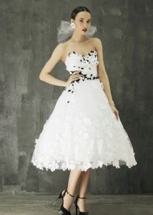 Maikling A-Line Wedding Dress