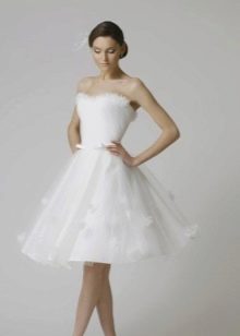Krátké plesové šaty A-Line Svatební šaty