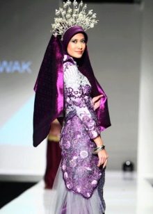 Dizainera kāzu kleita musulmaņu