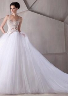 فستان زفاف شبابي منتفخ