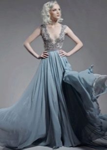 Svadobné šaty od Paola Sebastiana modré