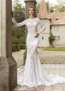 Gaun pengantin dari renda Armonia