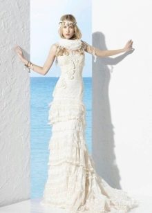Gaun pengantin vintaj daripada Yolan Chris