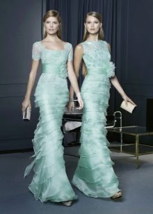 Evening dress from Rosa Clara turquoise