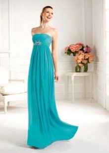 שמלת ערב בצבע כחול נייבי