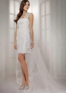 Transformatorowa suknia ślubna