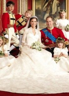 Vestido de noiva de Kate Middleton com cauda