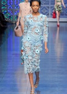 Pletené spoločenské šaty od Dolce & Gabbana