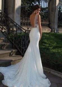Vestido de noiva sereia com cauda
