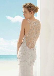 Svadobné šaty z radu SOFT od Rosa Clara 2016 s otvoreným chrbtom
