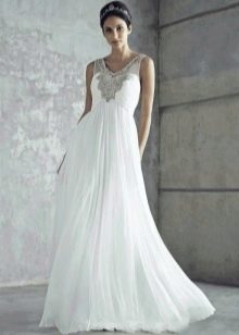 Imperijos stiliaus vestuvinė suknelė