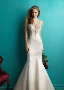 Paper ivory wedding dress