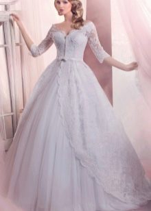 Vestido de novia exuberante de la colección Enigma de Gabbiano