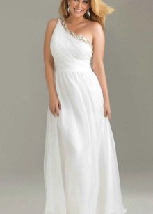 Evening dress size 50 white