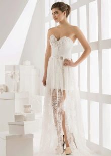 Gaun pengantin pendek dari Vasilkov