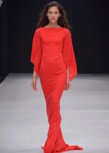 فستان سهرة احمر من Valentin Yudashkin