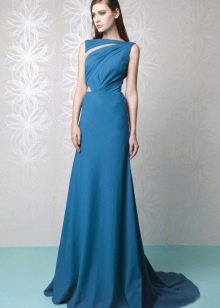 Váy dạ hội màu xanh của Tony Ward